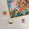Art Remedy Relaxing Tiger Tropical Jungle Animals Wall Art Framed - 4 of 4
