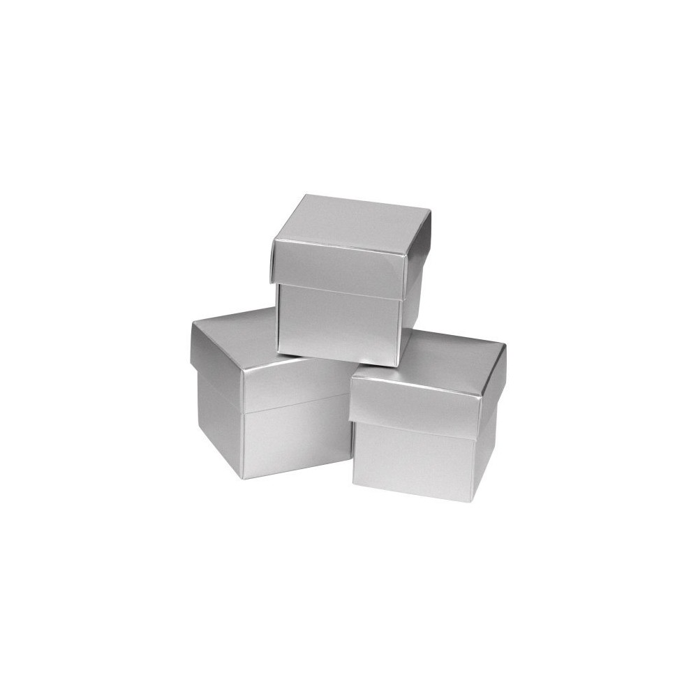 Photos - Other Souvenirs 25ct Silver Shimmer Wedding Favor Box