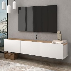 Atelier Mobili Floating TV Stand TV Stand up to 75 inch TV Floating TV Stand Wall Mounted Floating Entertainment Center TV Stands - 1 of 4