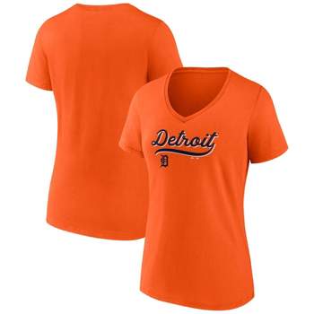MLB Detroit Tigers Women's V-Neck Core T-Shirt