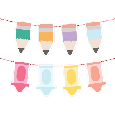 Callie Danielle 2pk Pencil and Crayon Banner
