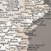 Home Magnetics Standard US Map - Taupe Tones - 2 of 3