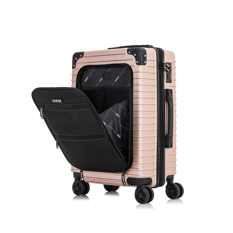 DUKAP Tour Lightweight Hardside Carry On Suitcase with Integrated USB Port , 4 of 11