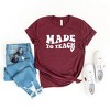 Simply Sage Market Women's It's Made To Teach Wavy Heart Short Sleeve Graphic Tee - 3 of 4