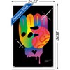 Trends International Jason Naylor - Fist of Color Framed Wall Poster Prints - 3 of 4