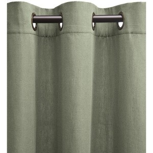 Homespun Grommet-Top Insulated Curtain, 72"L - 1 of 2
