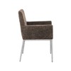 Meridian Furniture,Reeves Chenille Fabric Dining Chair, Set of 2 - 4 of 4