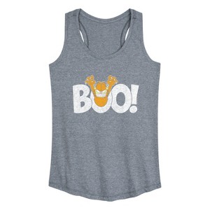 Women's - Garfield - Boo Graphic Racerback Tank - 1 of 4