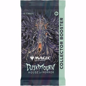 MAGIC THE GATHERING Magic: The Gathering Duskmourn: House of Horror Collector Booster Pack (15 Magic Cards) - 1 of 1