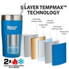 Healthy Human Stainless Steel Tumbler with Straw & Lid | (32oz, Bahama) - 3 of 4