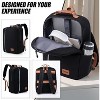 Travel backpack, laptop backpack, durable and lightweight, with spacious main laptop compartment, suitable for travel, school, daily use - 4 of 4