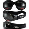 2 Pairs of Global Vision Eyewear Eliminator Safety Motorcycle Goggles - 3 of 4