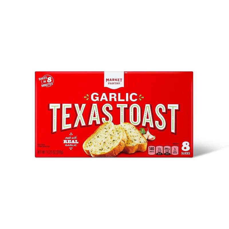 Garlic Frozen Texas Toast - 11.25oz - Market Pantry&#8482;, 1 of 6