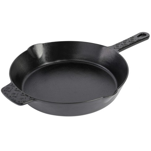 Iron Small Egg Pan Frying Pan With Dual Drip Spouts Small Skillet Pan  Cooking Pot For