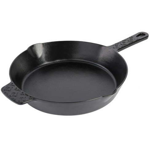 Victoria Small Preseasoned Cast Iron Egg Skillet and Tapas Pan - 6.5