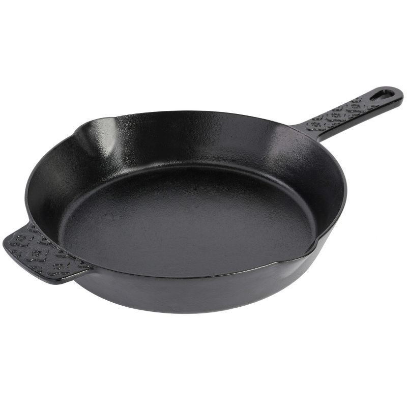 Spice By Tia Mowry 10 Inch Pre-Seasoned Cast Iron Skillet in Black, 1 of 7