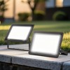 DORESshop 150W Black Plug-in Outdoor 3836 Lumen Integrated LED Flood Light with 9. 8FT Cord, Waterproof Dusk to Dawn Light - 2 of 4