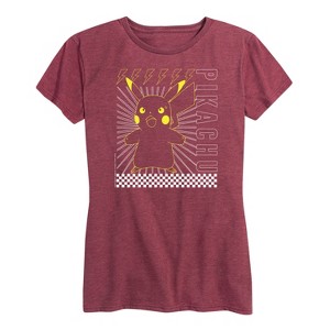 Women's - Pokémon - Pikachu Electric Bolt Short Sleeve Graphic T-Shirt - 1 of 4
