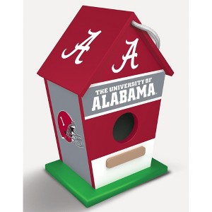 MasterPieces Officially Licensed NCAA Alabama Crimson Tide outdoor wood birdhouse! - 1 of 3