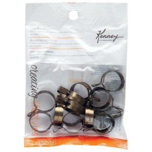 Kenney KN977/30 Cafe Clip-On Ring, 7/8", 14/Pack - 1 of 1