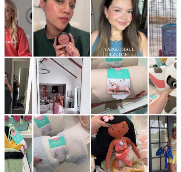 Collage of people showing off their #TargetStyle