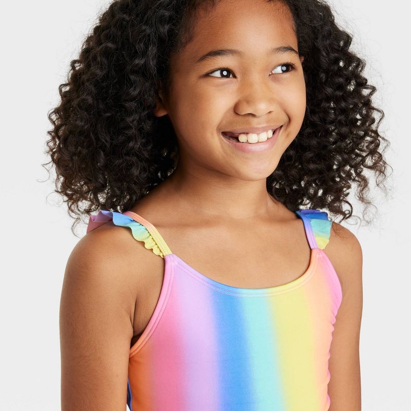 Girls' Daydream Ombre One Piece Swimsuit - Cat & Jack™, 2 of 4