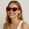 Anna-Kaci Women's Retro Y2K Futuristic Folding Sunglasses UV400 protection - 3 of 4