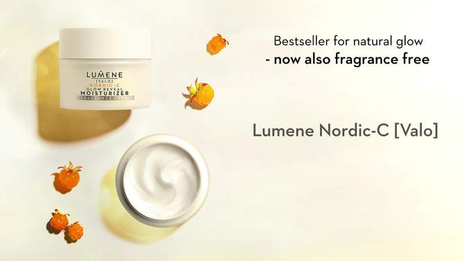 Lumene Valo Glow Reveal Moisturizer - Fragrance Free - 1.7 fl oz, 2 of 9, play video