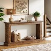 Hommoo 2-Tier Farmhouse Console Table Brown - 3 of 4