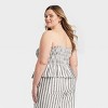 Women's Peplum Tube Top - Universal Thread™ - 2 of 3