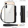 BEAFUP Women's Wallet,Small Wallet RFID Blocking Leather Wristlet，Bifold Wallet Credit Card Holder with Zipper Coin Pocket and ID Window - 3 of 4
