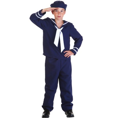 Halloweencostumes.com Boy's Blue Sailor Costume : Target