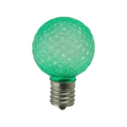 green light bulb target