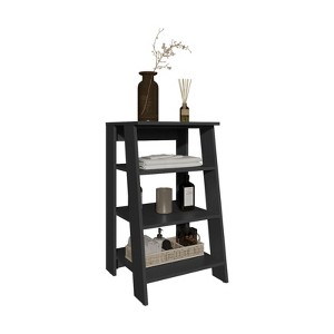 SEVOBAL Bathroom Storage Cabinets Double Door Medicine Cabinets 30in with Shelves for Bathroom Kitchen, Black, 34.7"*18.6"*3.2" - 1 of 4