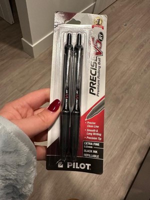 Pilot Precise V5 RT Retractable Rollerball Pens, Extra Fine Point, Black  Ink, 1 EA
