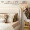 Brafab Twin Boucle Bed Frame, Upholstered Cloud Bed Frame with Headboard, Rounded Corners Design & Easy Assembly - 3 of 4