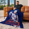 NHL Edmonton Oilers Connor McDavid Player Silk Touch Throw Blanket 50x60 Inches - 2 of 4