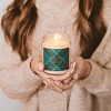 Sweet Water Decor Holiday Cheer Patterned 9oz Clear Candle - 3 of 3