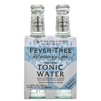 Fever-Tree Refreshingly Light Indian Tonic Water - 4pk/200ml Bottles
