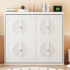 Full/Queen Size Murphy Bed Wall Bed, White/Gray-ModernLuxe - 2 of 4