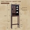 AMERLIFE Farmhouse 68" Tall Bathroom Storage Cabinet - 2 of 4