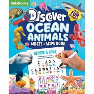 Discover Ocean Animals Activity Book - by  Kidsbooks Publishing (Spiral Bound) - 1 of 1