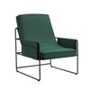 FONTOI Sling Accent Chair with Removable Cushion, Comfy Chair with Storage Bag for Living Room, Bedroom, Green, 29.13"*34.25"*38.19" - 4 of 4
