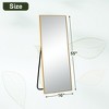 NicBex Large Floor Mirror Freestanding Mirror Modern Mirror Full Length for Living Room Bedroom, Entryway - 4 of 4