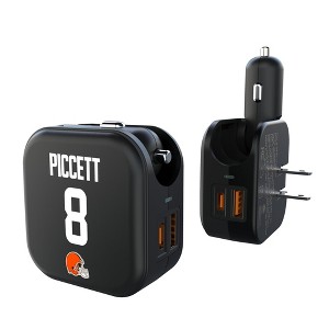 NFL Cleveland Browns Players Game Tactic 18-Watt 2 in 1 USB A/C Charger - 1 of 3