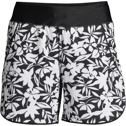 Lands' End Women's 5 Quick Dry Swim Shorts With Panty - 16