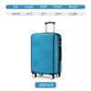 20 Inch Luggage Suitcases with Spinner Wheels Expandable Hardside Luggage Lightweight Suitcase,20" Checked Luggage Blue - 2 of 4