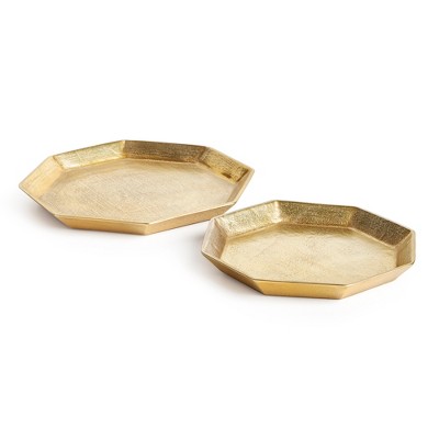 Plum & Post Dezi Octagonal Serving Trays St/2
