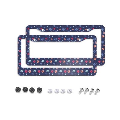 TruAIR Dog Paw License Plate Frame