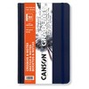 Canson Graduate Sketch & Notes Art Book, Dark Blue, Hard Cover Binding, 92 Sheet, 5.5x8.5 inch, Pack of 5 - 2 of 4